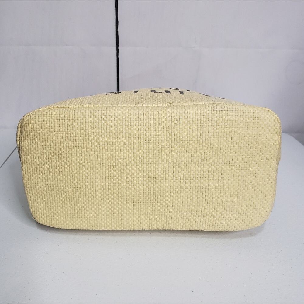 Cruise Club "Do Not Disturb" Straw Beach Bag Tote - Picture 8 of 10